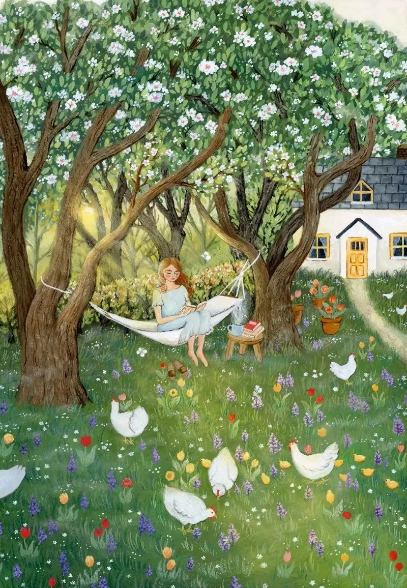 Vintage Farmhouse Forest Animal Canvas Wall Art Poster Print Canvas Wall Art Qst
