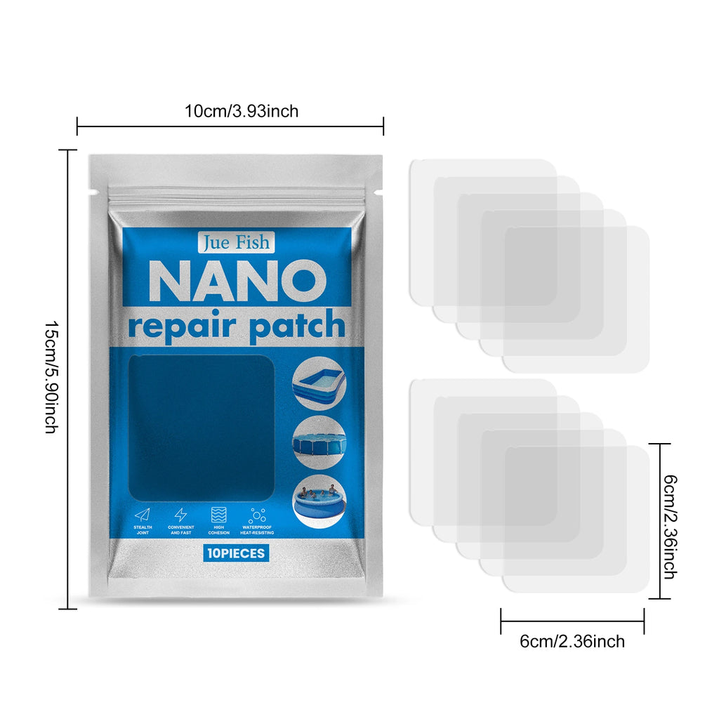 10-Pack Waterproof Self-Adhesive Inflatable Repair Patch Kit Inflatable Repair Kit Qst