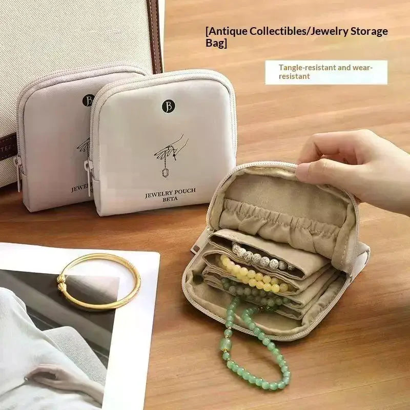 Waterproof 6-Layer Jewelry Travel Storage Bag & Pouch Jewelry Travel Pouch Qme