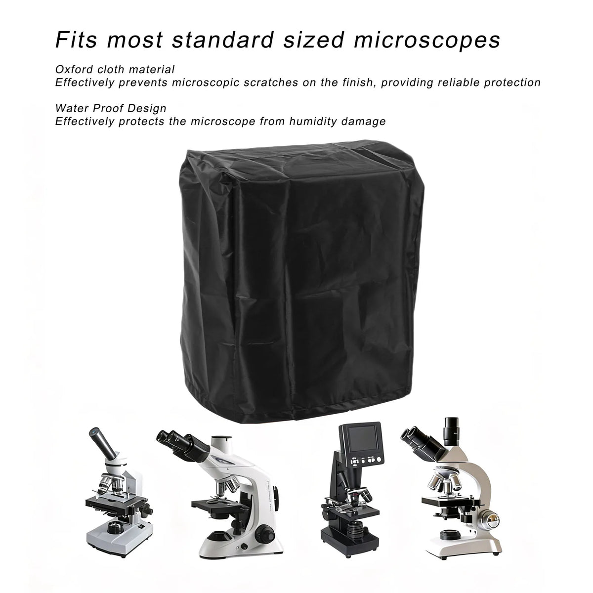 Oxford Waterproof Microscope Dust Cover – Lab Protective Cover Microscope Dust Cover Qst
