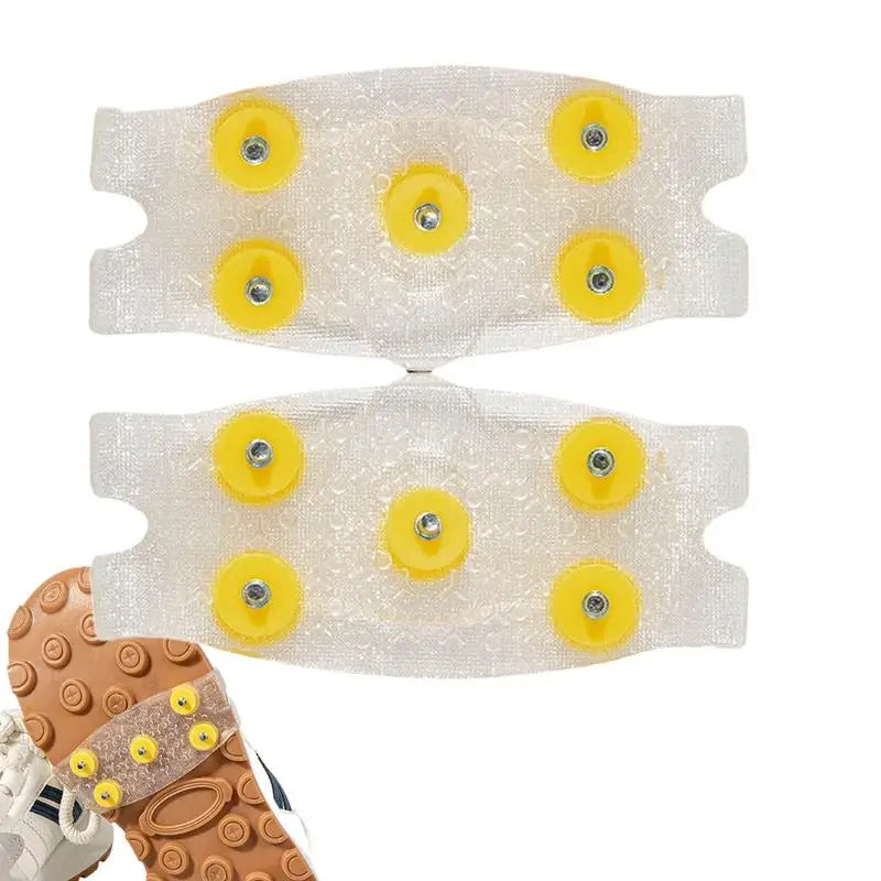 5-Stud TPE Ice Cleats & Snow Traction Grips for Shoes Ice Traction Cleats Qst