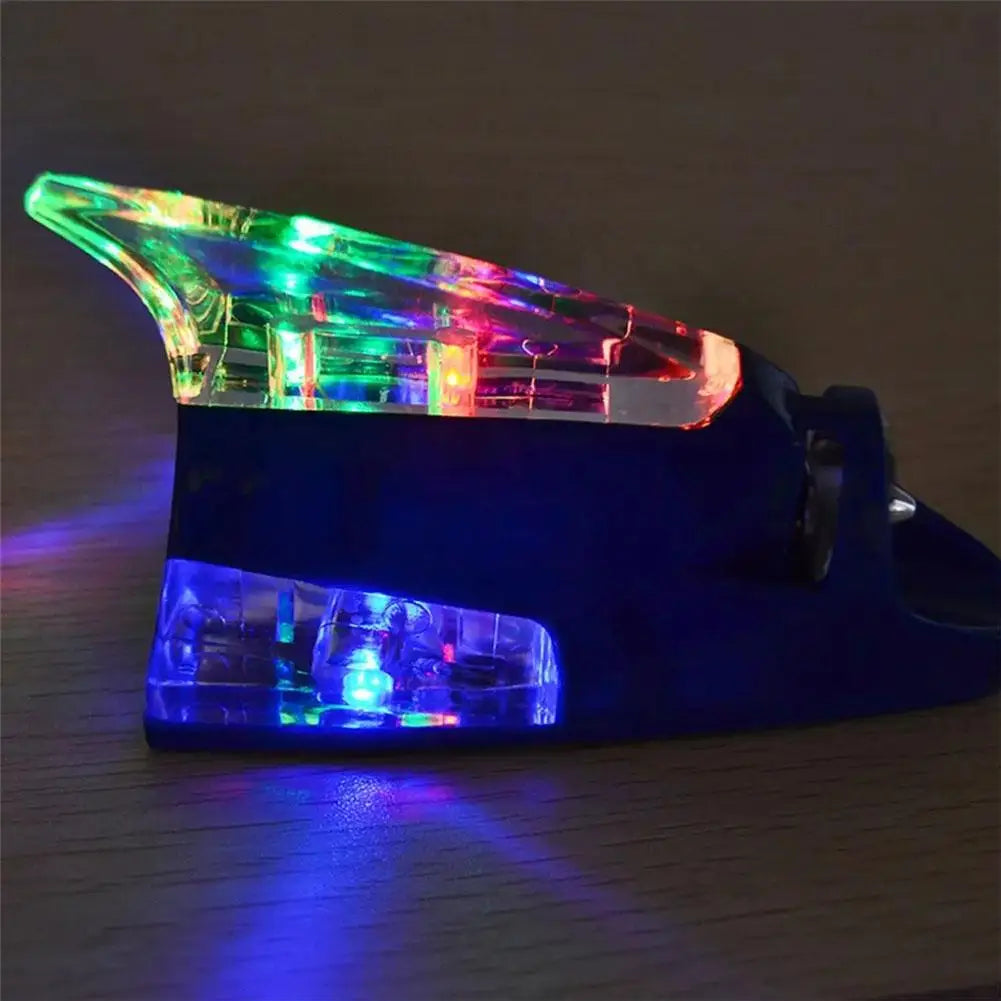 Shark Fin LED Wind-Powered Car Roof Decoration Light Car Roof Decoration Qme