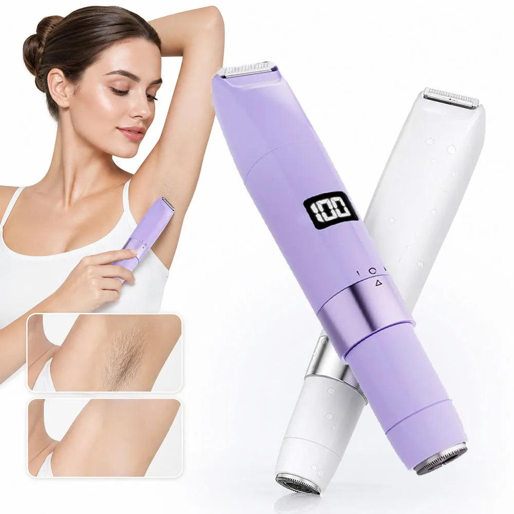 Women's Dual Head Electric Shaver – Body, Face & Bikini Electric Shaver Qst