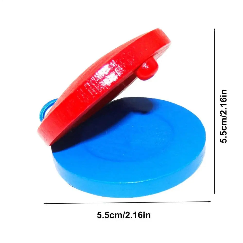 Wooden Castanets for Kids – Fun Musical Instrument Toy Kids Musical Toy Qme B