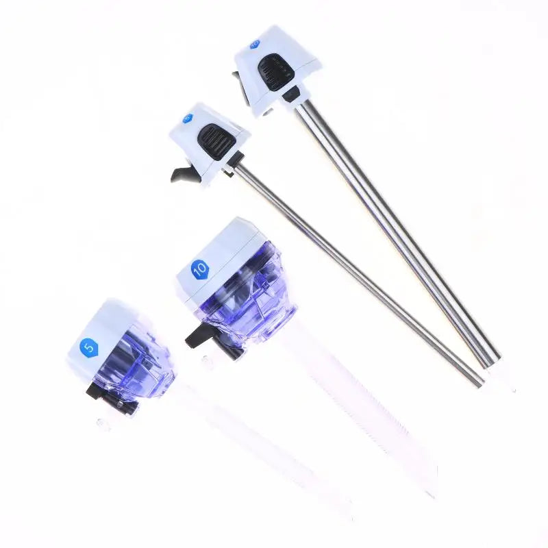 Disposable Laparoscopic Trocar Set – Sterile, 5–15mm Surgical Trocar Set Qme