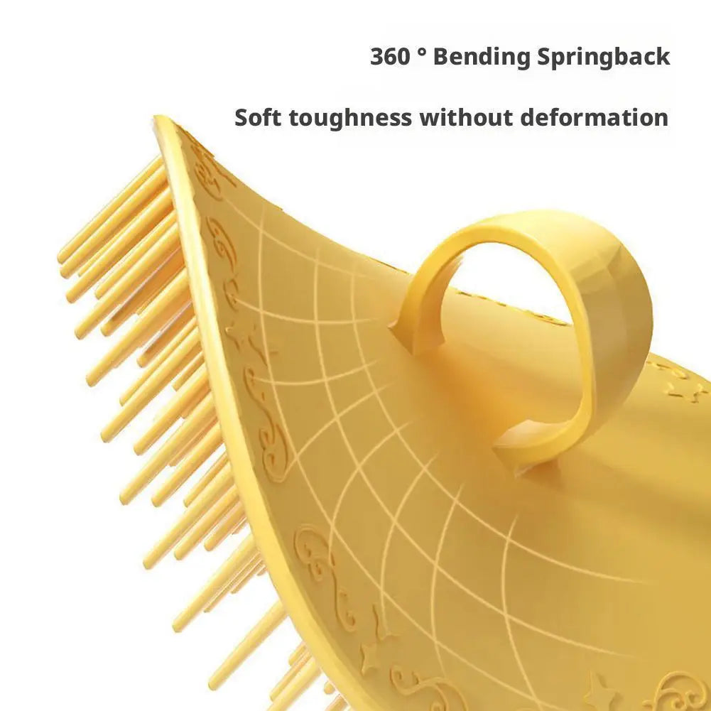 Scalp Exfoliator Brush – Flexible Shampoo & Scalp Massager Scalp Exfoliator Brush Qme