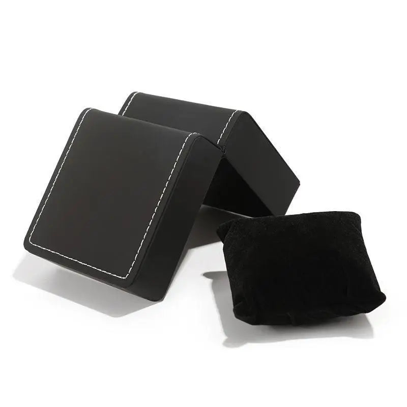 PU Leather Single Watch Box with Velvet Pillow | Watch Case Watch Storage Box Qme