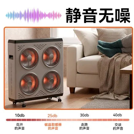 Large Area Silent Electric Heater – Whole House Energy Saving Electric Space Heater Qst