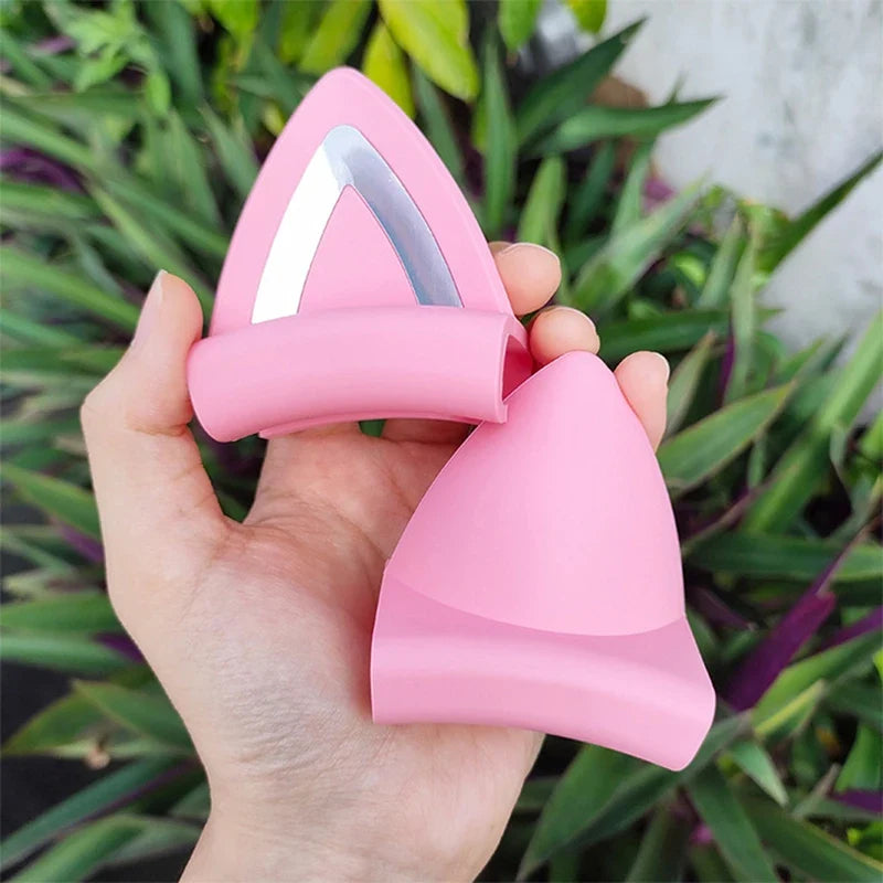 Cat Ear Headset Decoration – Universal Silicone Attachment, 7 Colors Headset Accessory Qme