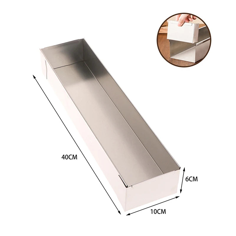 Rectangle Tiramisu Cake Mold – Non-Stick Stainless Steel Pan Cake Baking Mold Qst 1Pcs A1