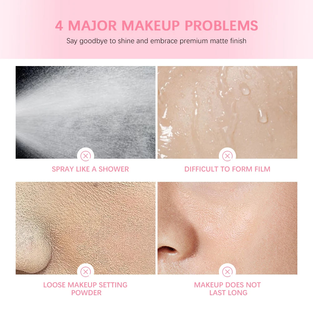 ONE/SIZE Mini Mattifying Waterproof Setting Spray 60ml Makeup Setting Spray Qst