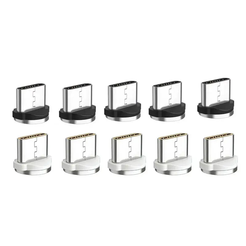 USB-C Magnetic Charging Head 2.4A Fast Charge & Data Transfer Magnetic USB-C Connector Qme