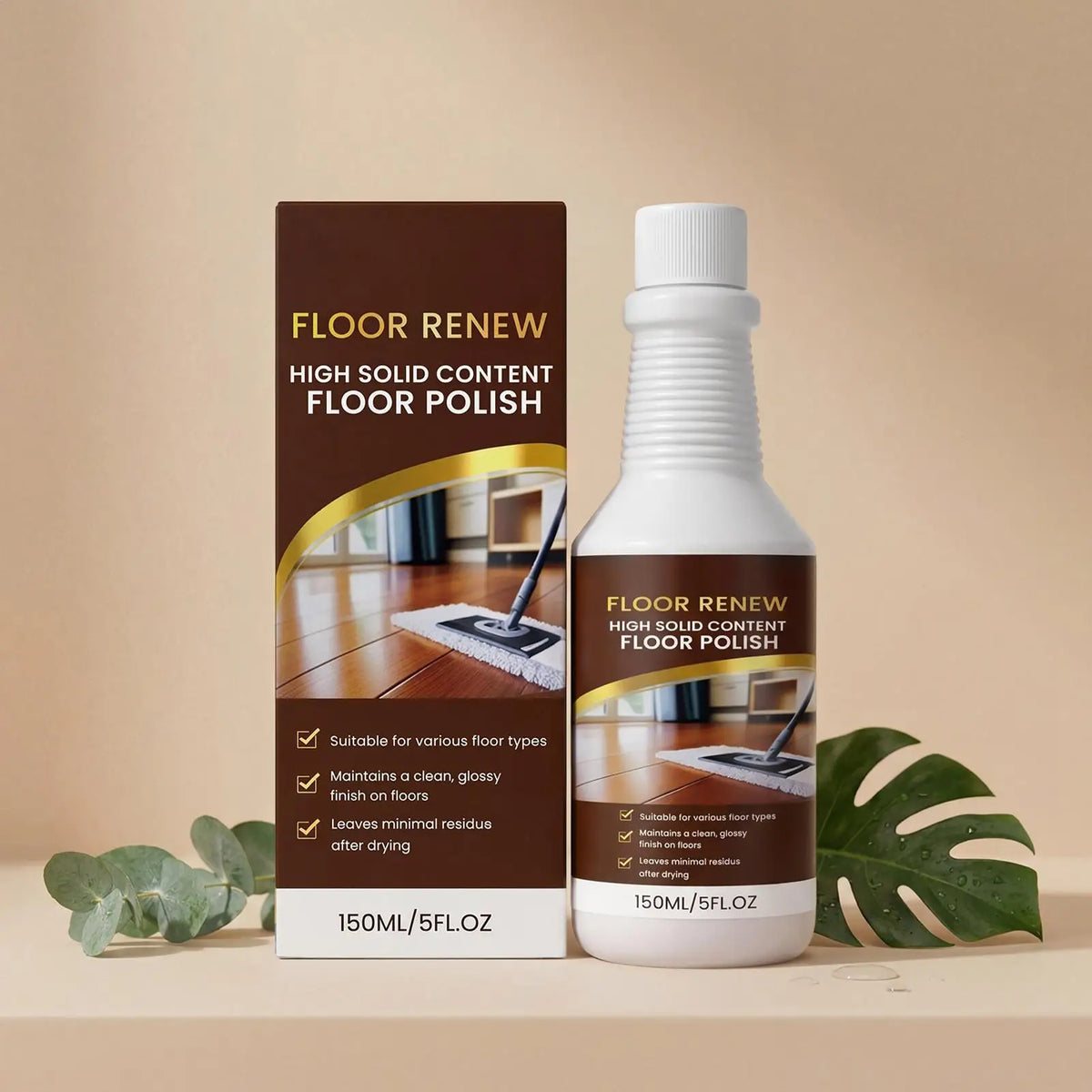 Laminate Floor Restorer & Shine Renewal Cleaner 150ml Floor Restorer Qme
