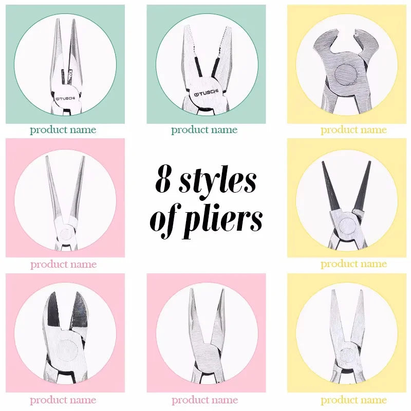 Jewelry Pliers Set – Needle, Chain Nose & Wire Cutter Jewelry Pliers Set Qme