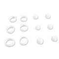 Silicone Ear Tips & Pads for Samsung Galaxy Buds+ R170 Earphone Ear Tips Qme White