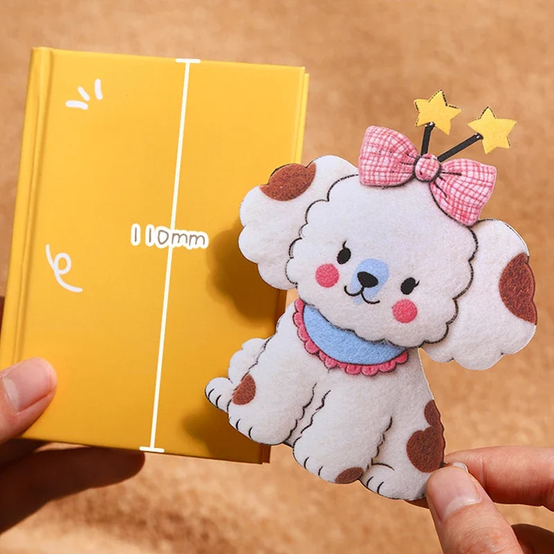 Cute Plush Pet Large Decorative Stickers – 6 Colors Decorative Stickers Qme