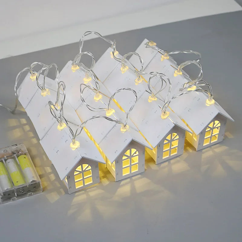 10 LED Christmas Tree House Fairy Light String 1.5M Décor LED Fairy String Lights Qme