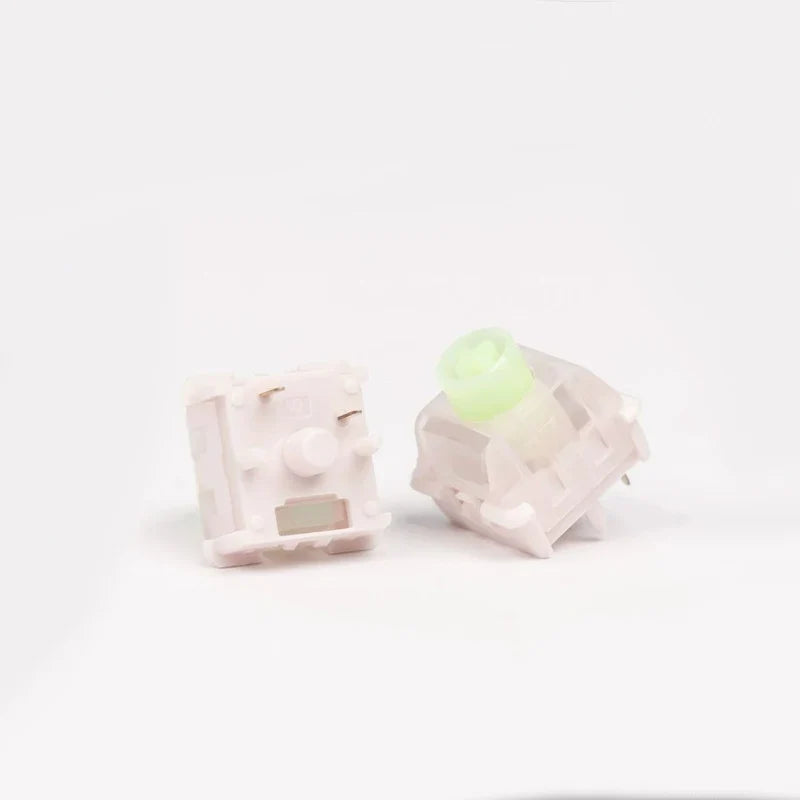WS Biglucky 5-Pin Pre-Lubed Mechanical Keyboard Switches LED Mechanical Keyboard Switches Qme Linear 110pcs