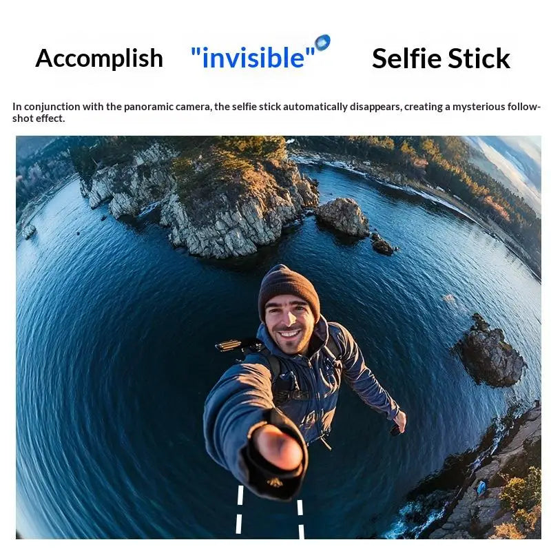 Invisible Selfie Stick Foldable Tripod – Bullet Time Bundle Selfie Stick Tripod Qme