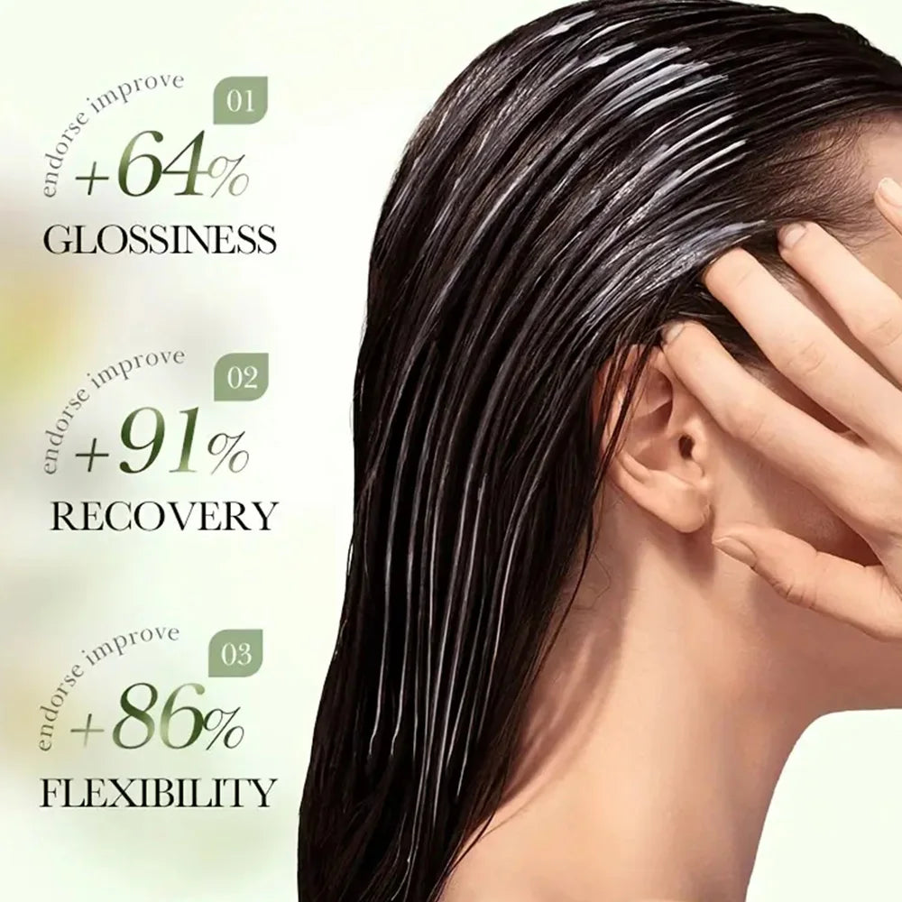 YOUNGCOME Rosemary Hair Mask – Keratin Smoothing & Nourishing Hair Treatment Mask Qst