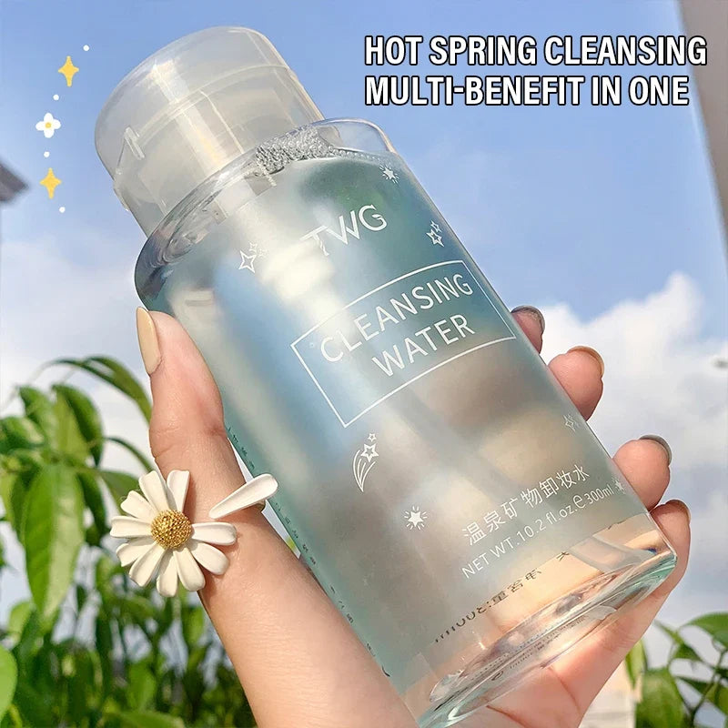 Amino Acid Cleansing Water – Gentle Pump Makeup Remover | Qme Makeup Remover Cleanser Qme