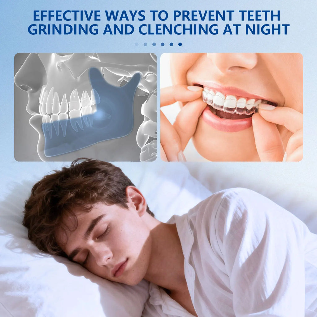 Moldable Night Guard & Whitening Tray 6-Pack | Boil & Bite Fit Dental Night Guard Qst