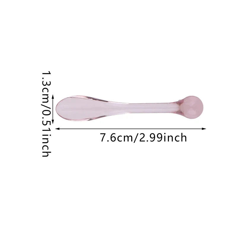 Plastic Cosmetic Spatulas – 5pc Precision Scoop Tools | Qme Cosmetic Spatula Set Qme