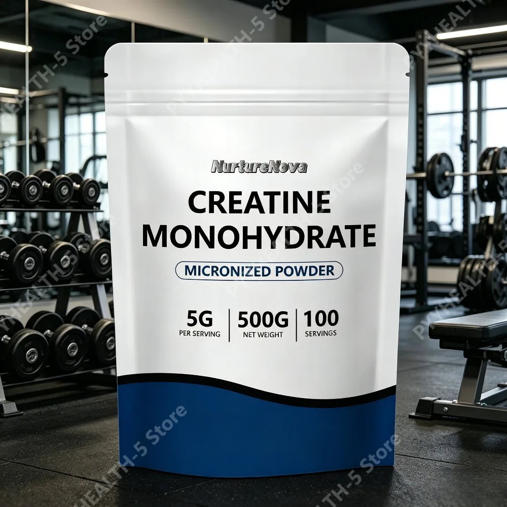 Micronized Creatine Monohydrate Powder 500g | 100 Servings Creatine Supplement Qst