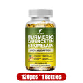 Turmeric Quercetin Bromelain Capsules | Joint & Immunity Support Herbal Supplement Capsules Qst 1 Bottles 120pcs