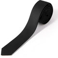 Qme Skinny Tie – Slim Solid Formal Necktie for Men & Women Slim Necktie Qme COLOR1