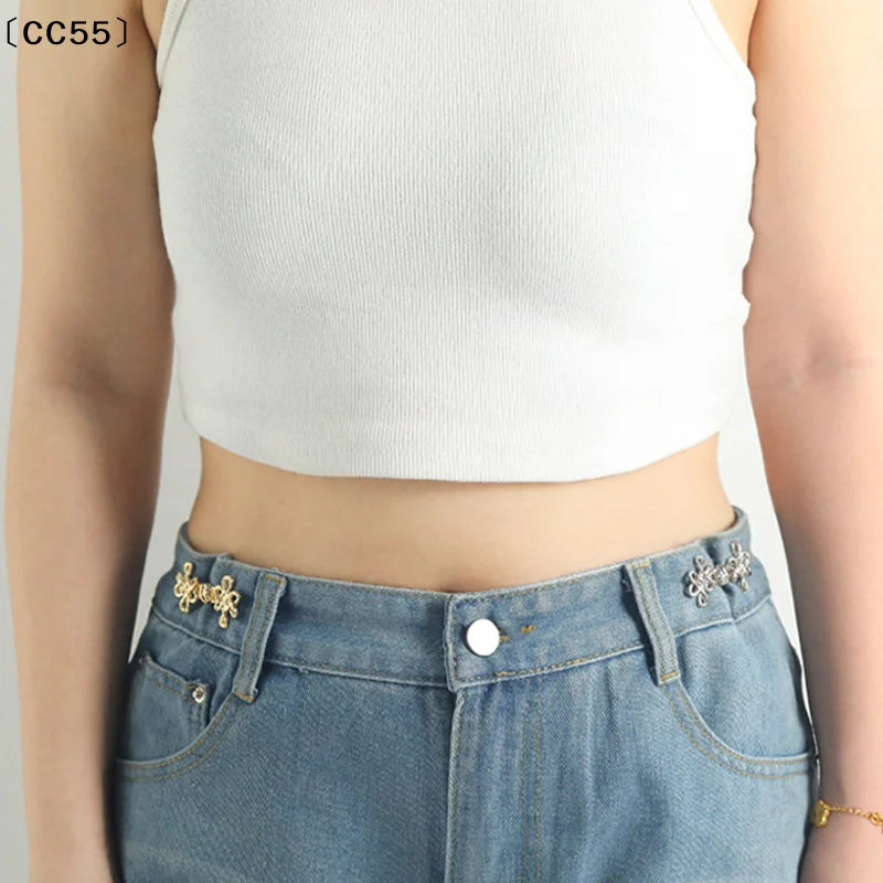 Chinese Knot Waist Buckle – Detachable Pants Clip for Jeans Waist Buckle Clip Qst