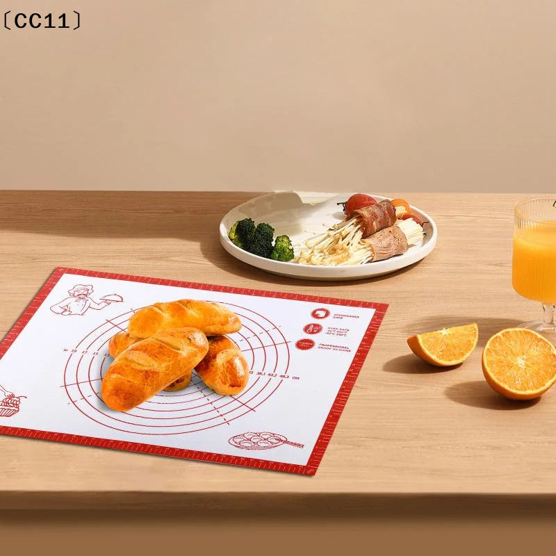 Silicone Baking Mat & Kneading Pad – Non-Stick Dough Mat Silicone Baking Mat Qme
