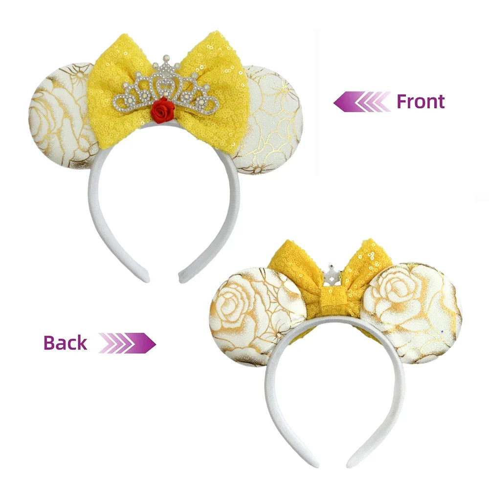 Sunflower Mouse Ears Princess Headband – Kids & Women Fashion Headband Qme