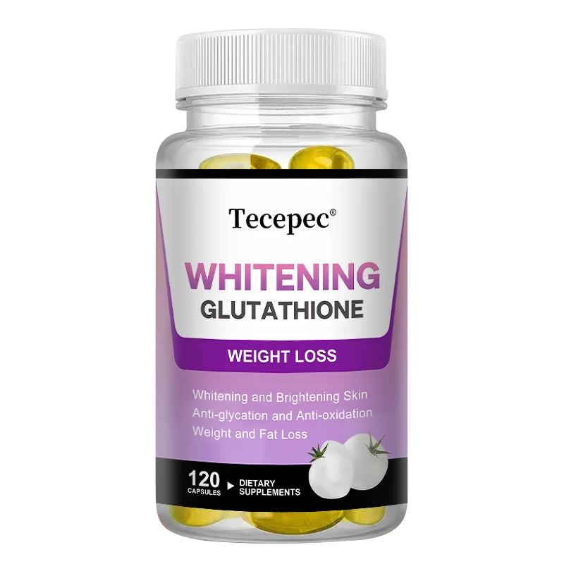White Tomato Glutathione Capsules – Brightening Antioxidant Antioxidant Supplement Qst 120 count-1 bottle
