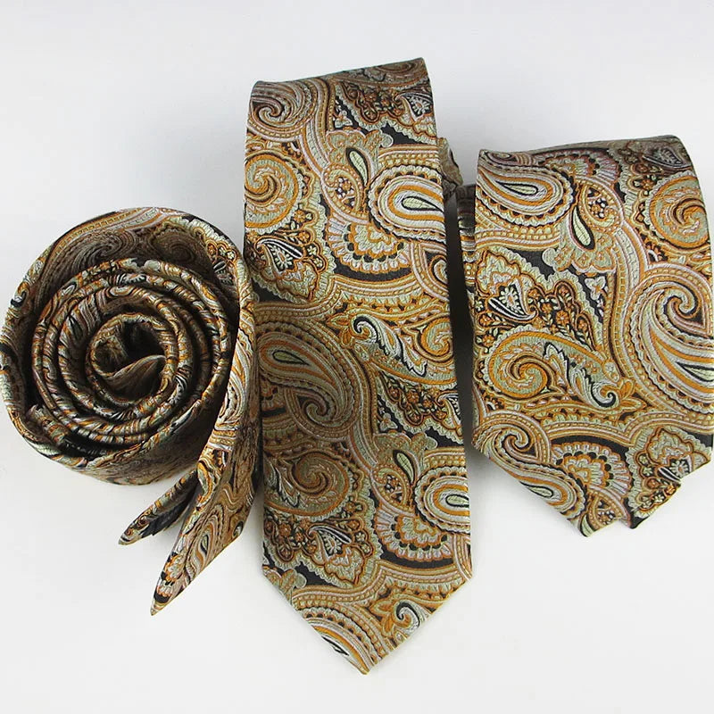 Men's Classical Silk Necktie – Business & Formal Party Tie Silk Necktie Qme