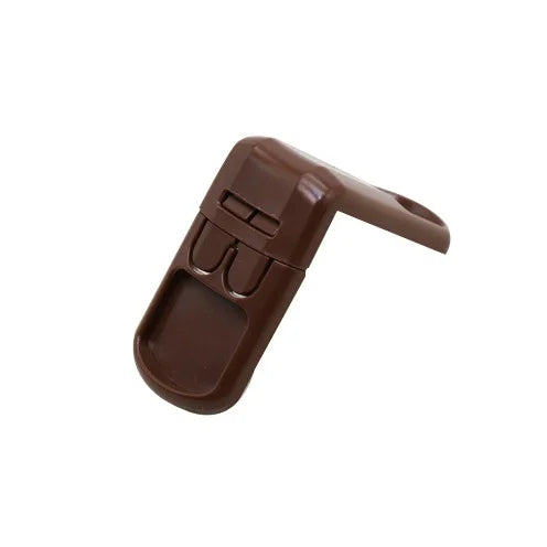 Baby Safety Drawer & Cabinet Locks – Double Snap Child Guard Baby Cabinet Lock Qme Brown