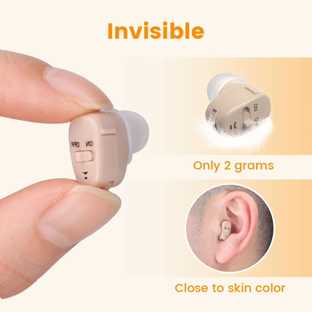 XceeFit ITE Mini Digital Sound Amplifier – Invisible In-Ear Digital Sound Amplifier Qst