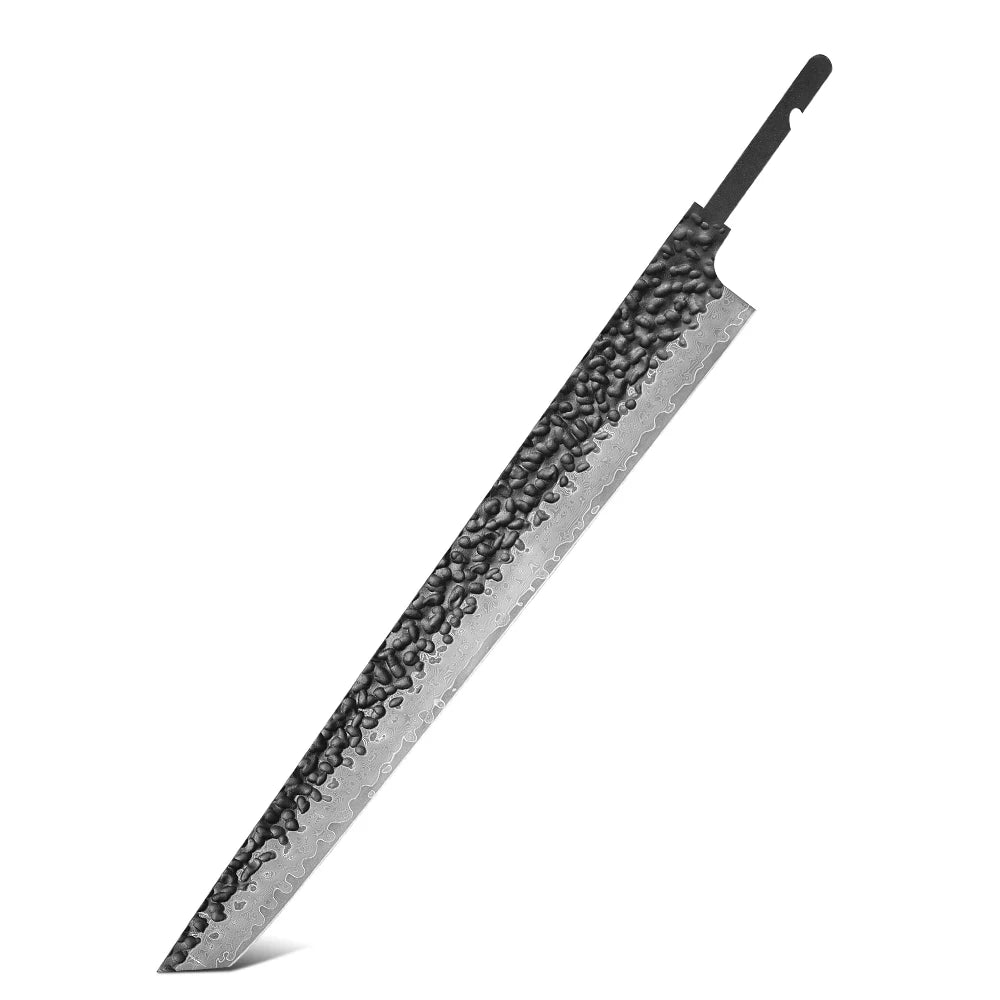 TURWHO Damascus VG10 Blank Blade DIY Chef Knife Set Knife Blank Set Qst Sashimi Knife