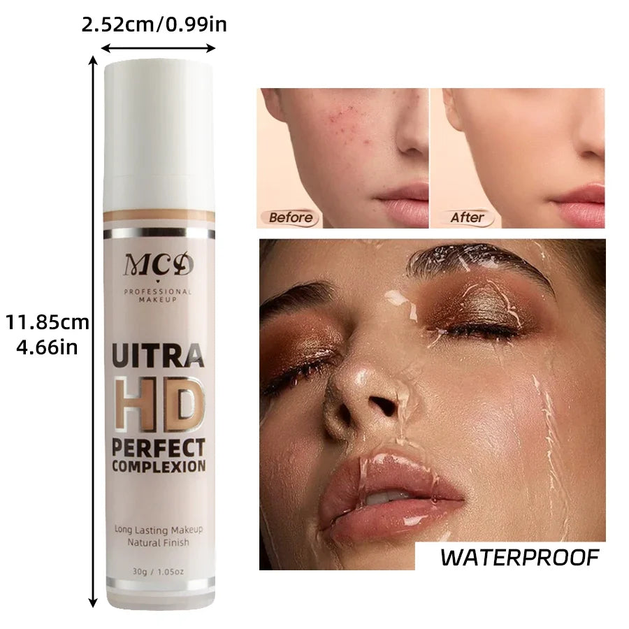 9 Shade Full Coverage Liquid Foundation Concealer Cushion Liquid Foundation Cushion Qme