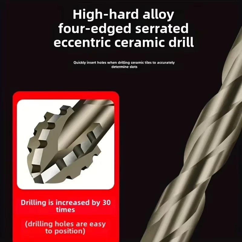 6–12mm Carbide Drill Bit Set – Tile, Glass, Marble & Stone Masonry Drill Bit Set Qst