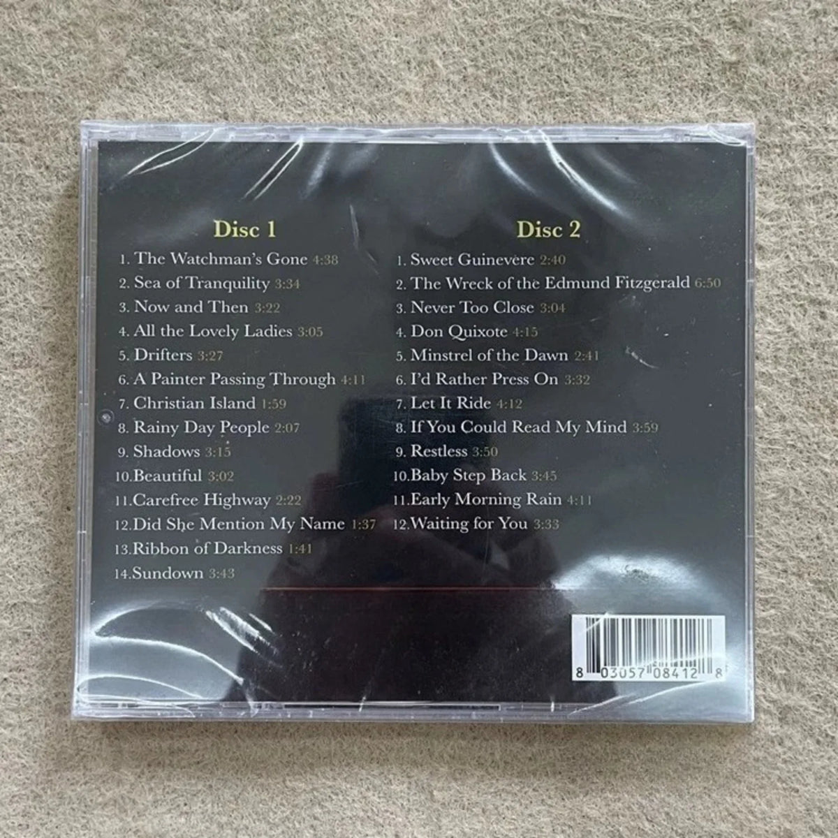 Classic Western Folk Live Music CD – Singer Portrait Cover Folk Music CD Qme