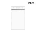 Clear Waterproof ID Badge Holders with Lanyard – Resealable ID Badge Holder Qme B