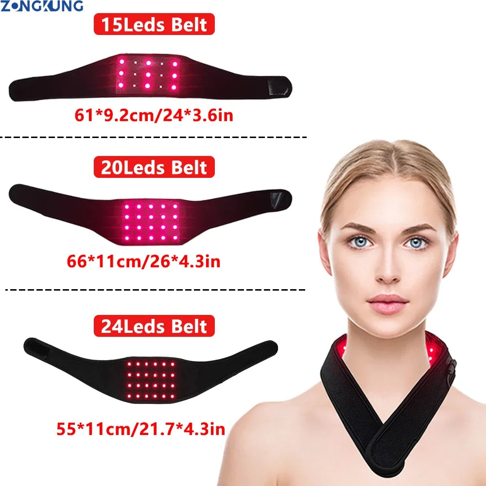 Red & Infrared Light Therapy Belt 660nm 850nm Slimming Wrap Light Therapy Belt Qst
