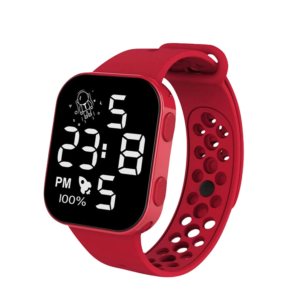 Kids LED Digital Watch | Silicone Strap, 8 Colors Kids Digital Watch Qme