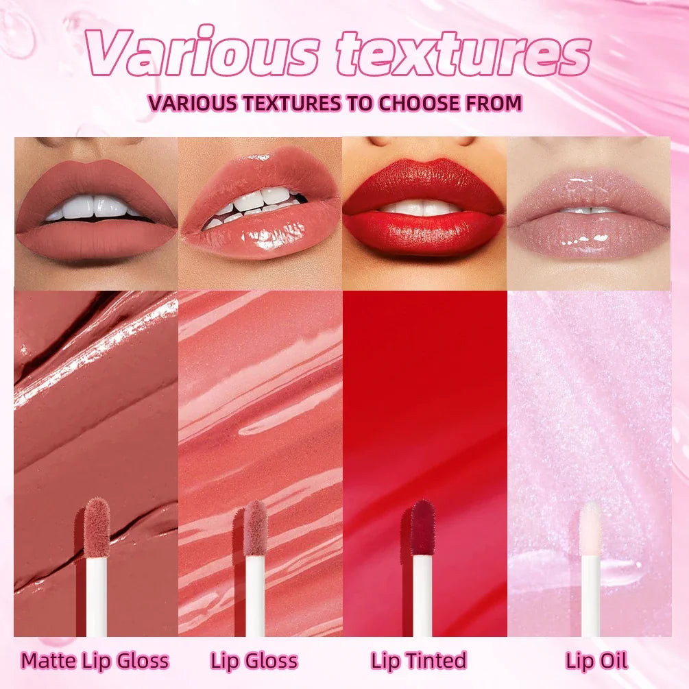 QIBEST Matte Velvet Liquid Lipstick – Non-Sticky Long-Lasting Liquid Lipstick Qme