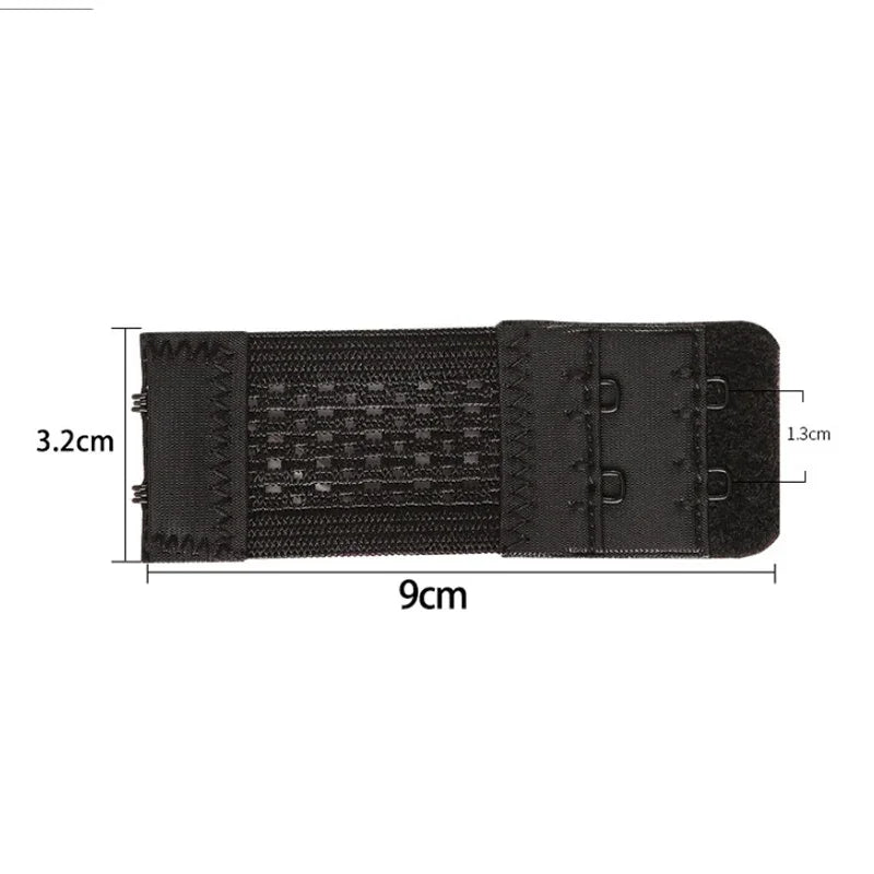Women's Bra Extender Elastic Hook & Eye Extension Strap Bra Extender Qme