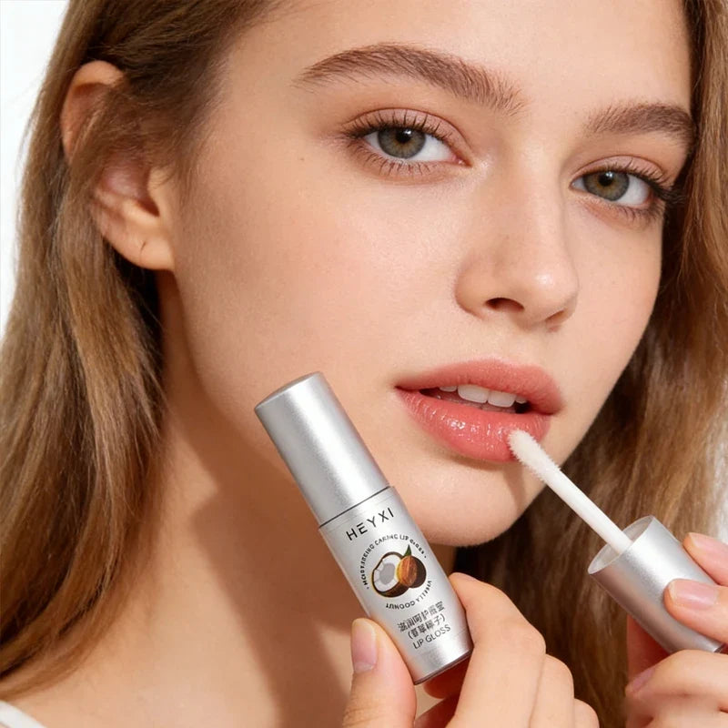 Vanilla Coconut Moisturizing Lip Gloss – All Skin Types | Qme Lip Gloss Qme 1pcs