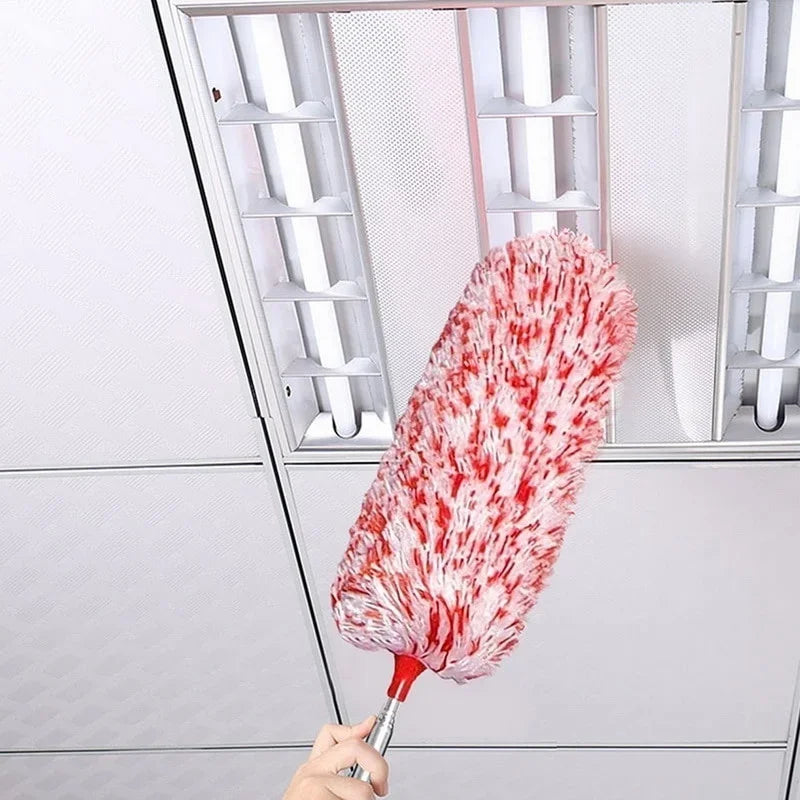 Telescopic Microfiber Electrostatic Duster – Extendable Handle Microfiber Duster Qme