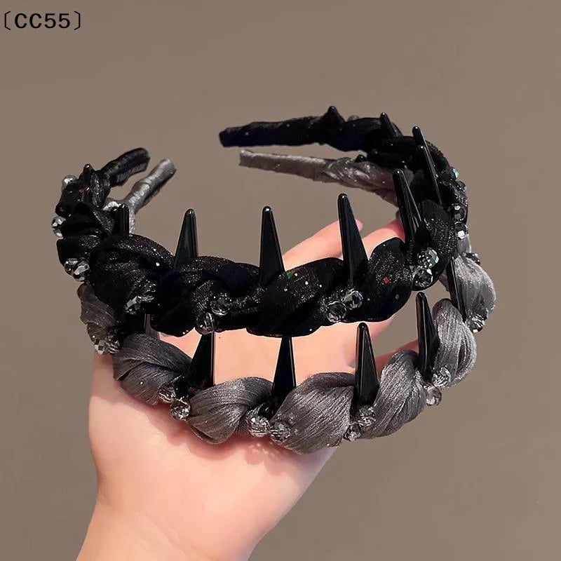 Mesh Fairy Pleated Bubble Headband – Women's Hair Band Fashion Headband Qst