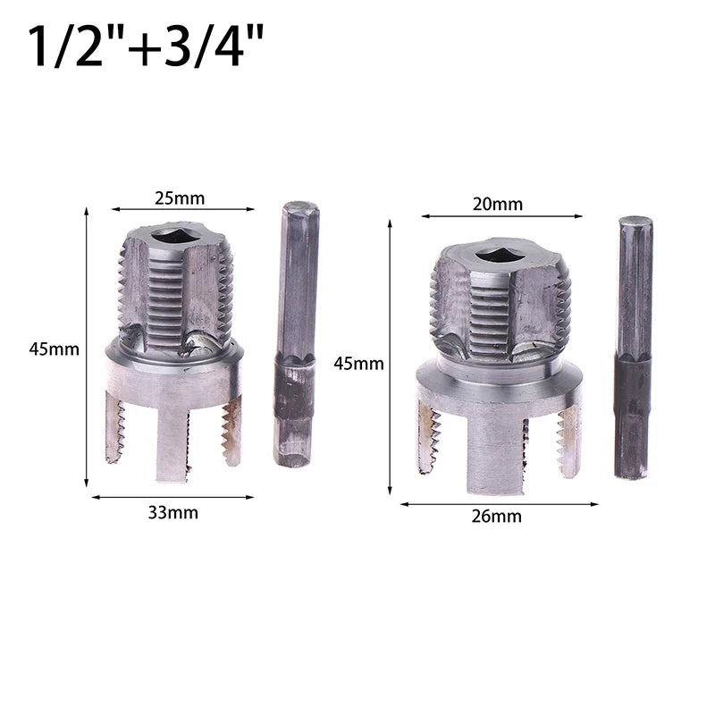 PVC PPR Pipe Threader Internal External Threading Tool Pipe Threading Tool Qme B3
